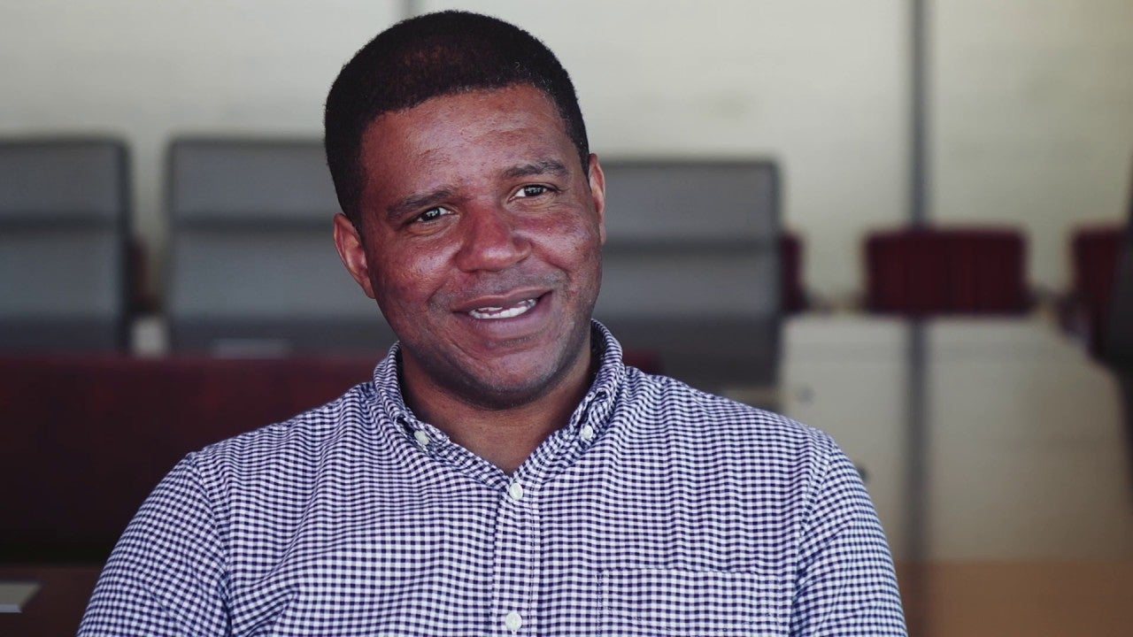 Professor Corey Fields speaks in a meeting room