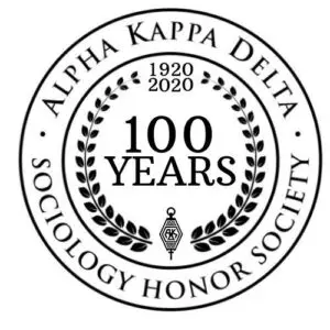 Alpha Kappa Delta Sociology Honor Society seal